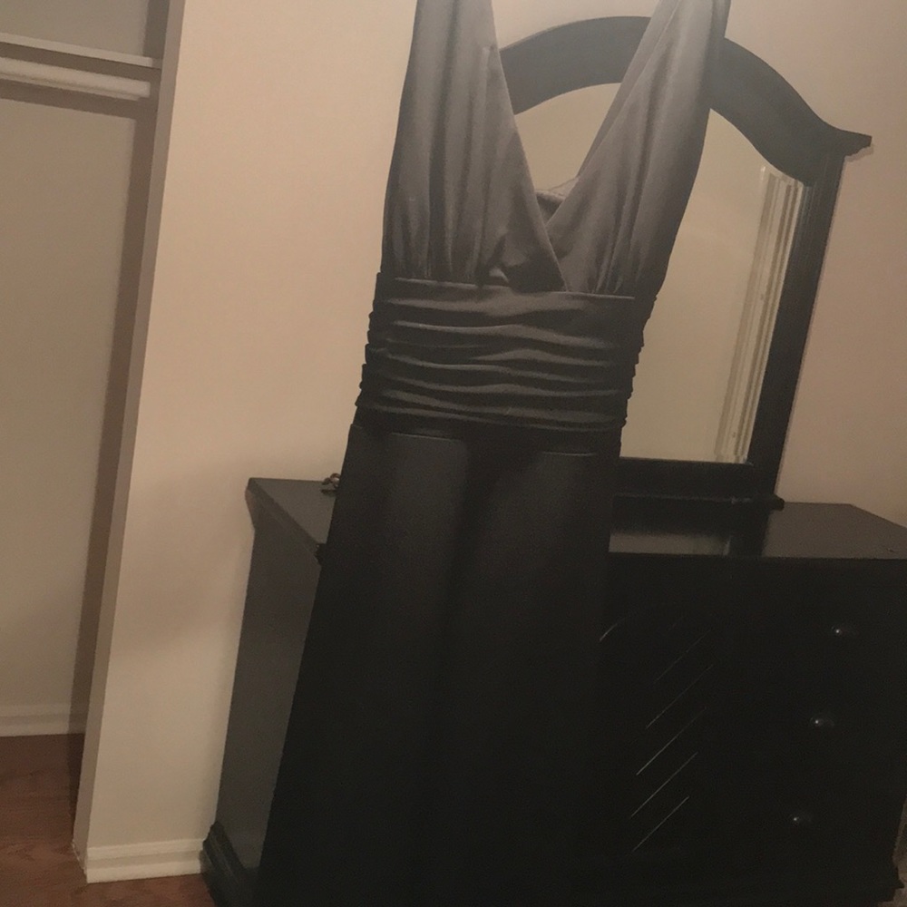 Sleek black dress